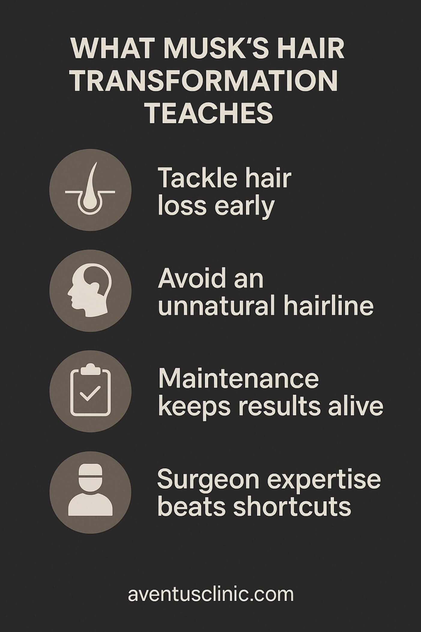 What musk hair transformation teaches